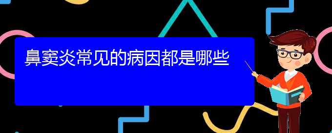 (貴陽(yáng)鼻竇炎能治好嗎)鼻竇炎常見的病因都是哪些(圖1)